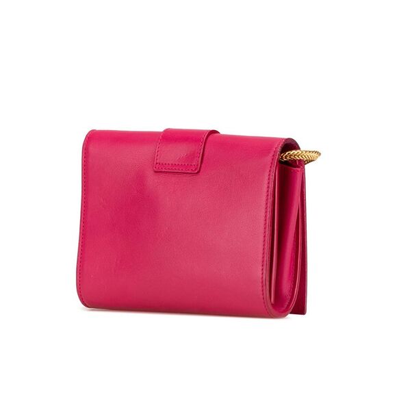 Pre Loved saint laurent Mini Smooth Calfskin Chyc Crossbody Women Pink Crossbody - Picture 2 of 8
